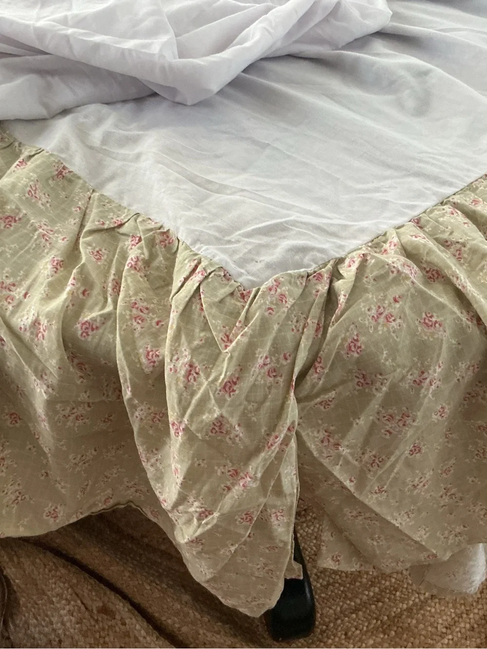 Vintage J.C. Penney Ruffled Bedskirt